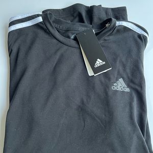 Brand new black and white adidas T-shirt